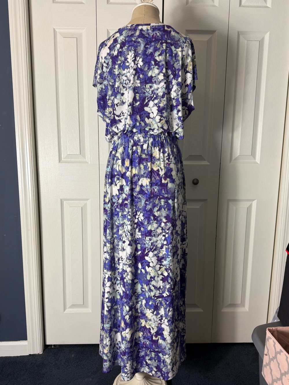 NWOT White House Black Market Floral Maxi Dress Summer/Spring Time 🪻 - Picture 11 of 16